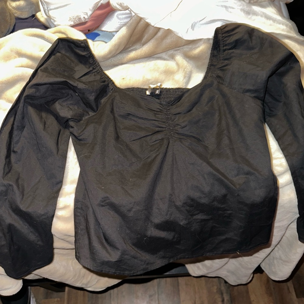 Black fancy WAYF shirt